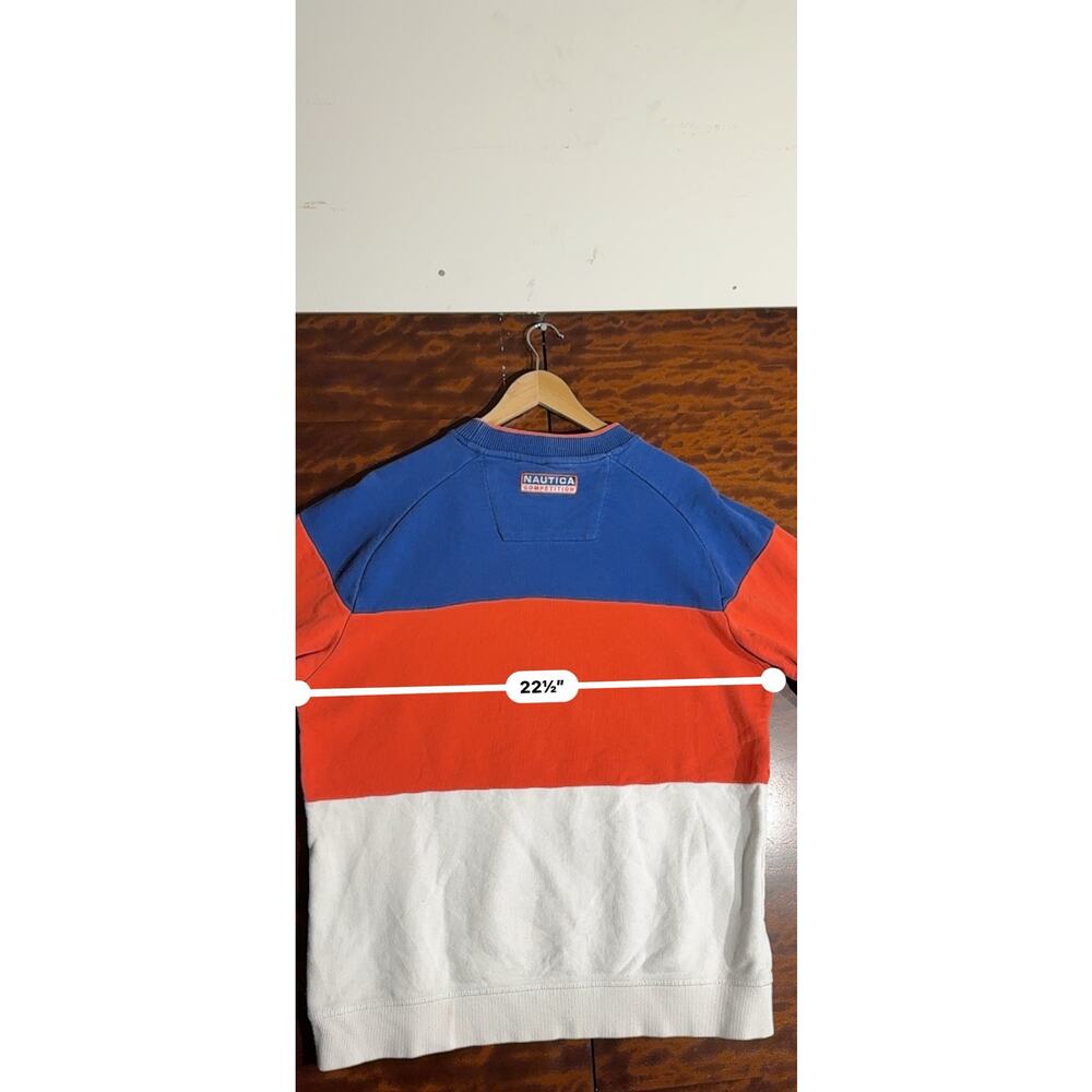 Y2K Mens Nautica J Class Competition Crewneck L - Picture 6 of 7